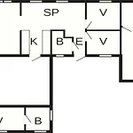 6 Person In Thisted Holiday home Torsted (Nordjylland)